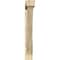 Ekena Millwork Traditional Block Rough Sawn Bracket w/ Offset Brace, Douglas Fir, 6"W x 44"D x 44"H BKT0604X44X44TRA05RDF - alternate 3